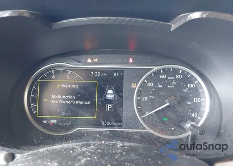 2021 Nissan Versa Sv Xtronic Cvt из США, поврежденный, VIN 3N1CN8EVXML872652